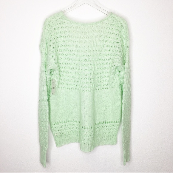 NWT Free People Crochet Oversized Sweater - Picture 7 of 7